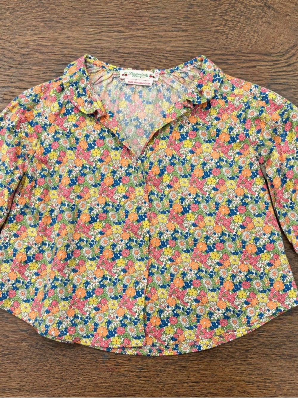 Bonpoint Floral Blouse 3T